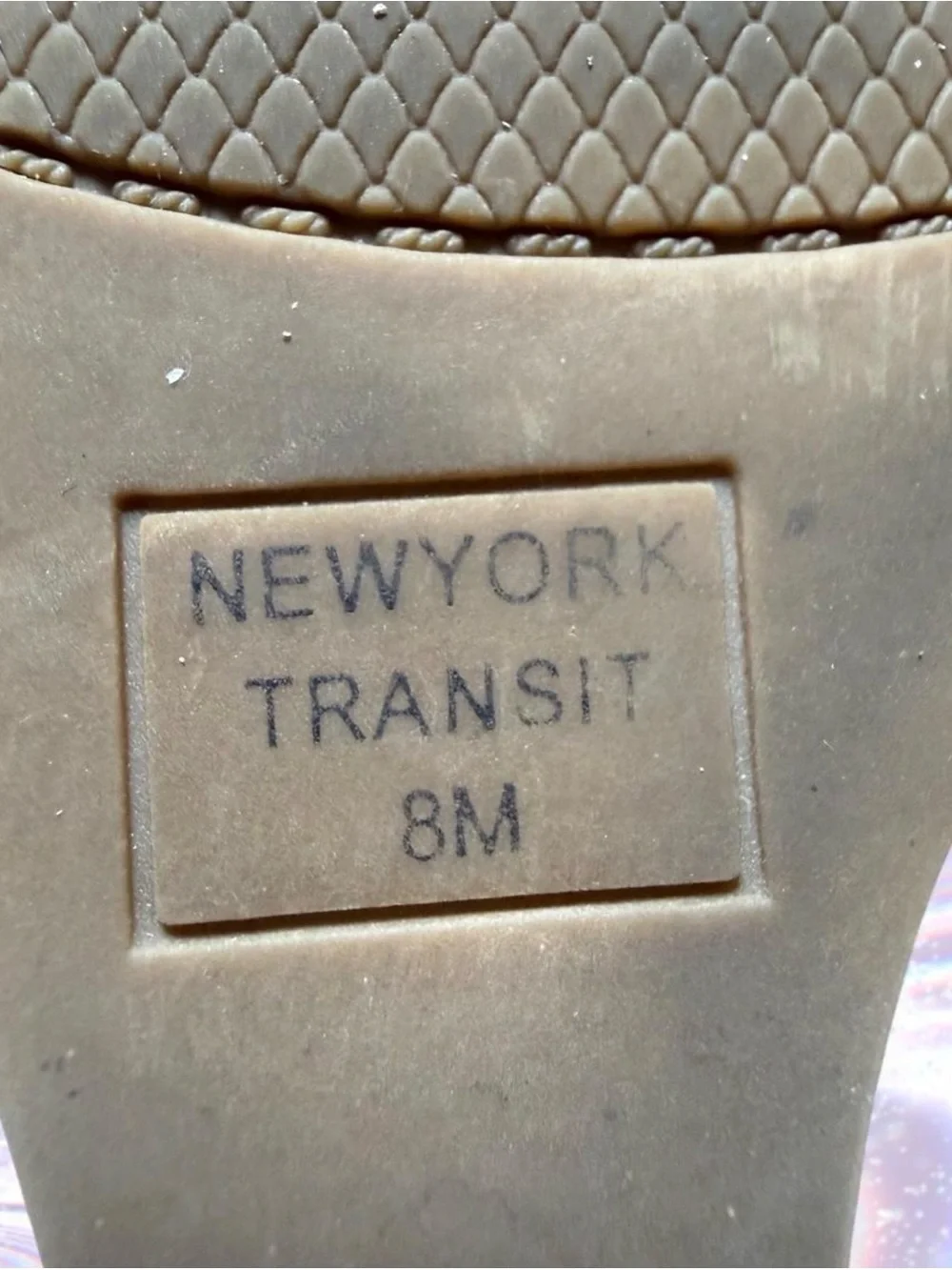 New York Transit Silver Jeweled Wedge Thong Sandals